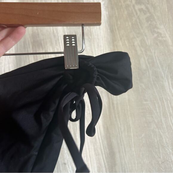 L*Space Amal Bottom Classic Black Bikini Swimsuit Bottom Keyhole NWT Size XL - Picture 4 of 8